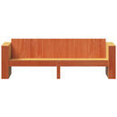 vidaXL 3 személyes viaszbarna tömör fenyőfa kerti kanapé 189x60x62 cm