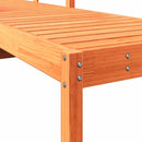 vidaXL viaszbarna tömör fenyő napozóágy 199,5 x 62 x 55 cm