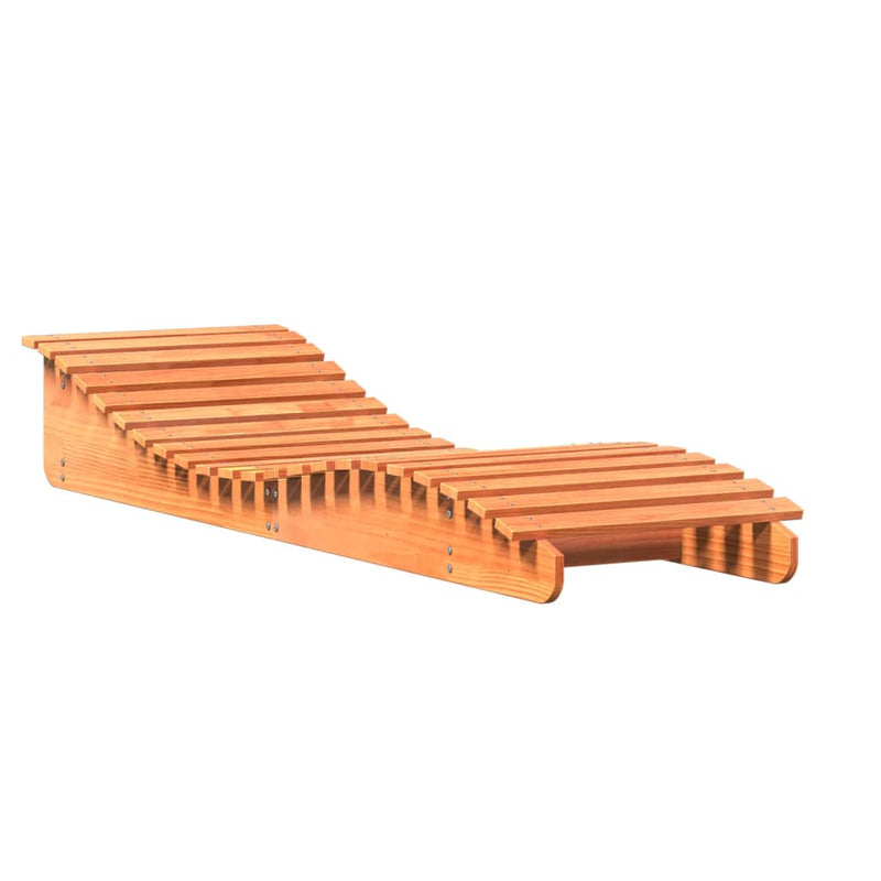 vidaXL 2 db viaszbarna tömör fenyőfa napozóágy 205 x 60 x 31,5 cm