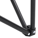 vidaXL 2 db fekete összecsukható kempingszék zsebbel