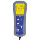 vidaXL fekete szövet masszírozó dívány párnával