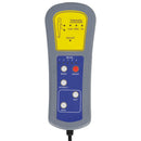 vidaXL barna szövet masszírozó dívány párnával