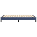 vidaXL ágykeret matrac nélkül kék 120x190 cm szövet