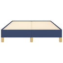 vidaXL ágykeret matrac nélkül kék 120x190 cm szövet