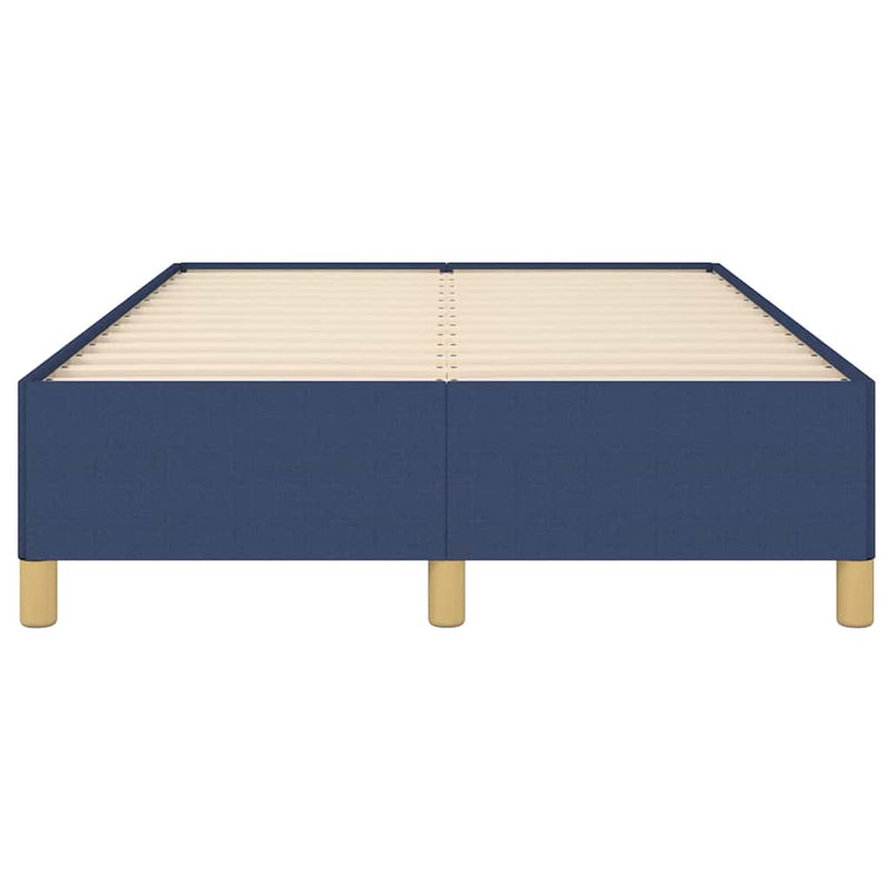 vidaXL ágykeret matrac nélkül kék 120x190 cm szövet