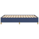 vidaXL ágykeret matrac nélkül kék 120x190 cm szövet