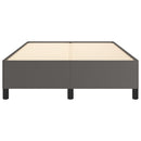 vidaXL ágykeret matrac nélkül szürke 120x190 cm műbőr