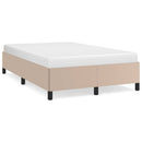 vidaXL ágykeret matrac nélkül cappuccino színű 120x190 cm műbőr