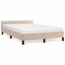 vidaXL ágykeret matrac nélkül cappuccino színű 120x190 cm műbőr