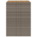 vidaXL szürke polyrattan kerti bárasztal akácfa lappal 105x80x110 cm
