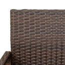 vidaXL 2 db barna polyrattan kerti bárszék