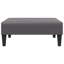 vidaXL szürke műbőr lábzsámoly 77x55x31 cm