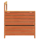 vidaXL viaszbarna tömör fenyőfa kerti karfás kanapé kisasztallal