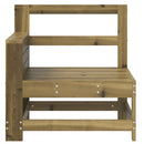 vidaXL impregnált fenyőfa kerti karfás kanapé kisasztallal