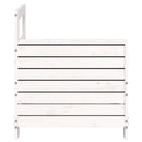 vidaXL fehér tömör fenyőfa kerti karfás kanapé 69x62x70,5 cm