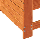 vidaXL viaszbarna tömör fenyőfa kerti karfás kanapé 69x62x70,5 cm