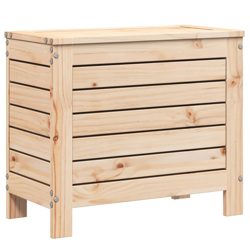 vidaXL tömör fenyőfa kerti lábzsámoly 62 x 31,5 x 52 cm