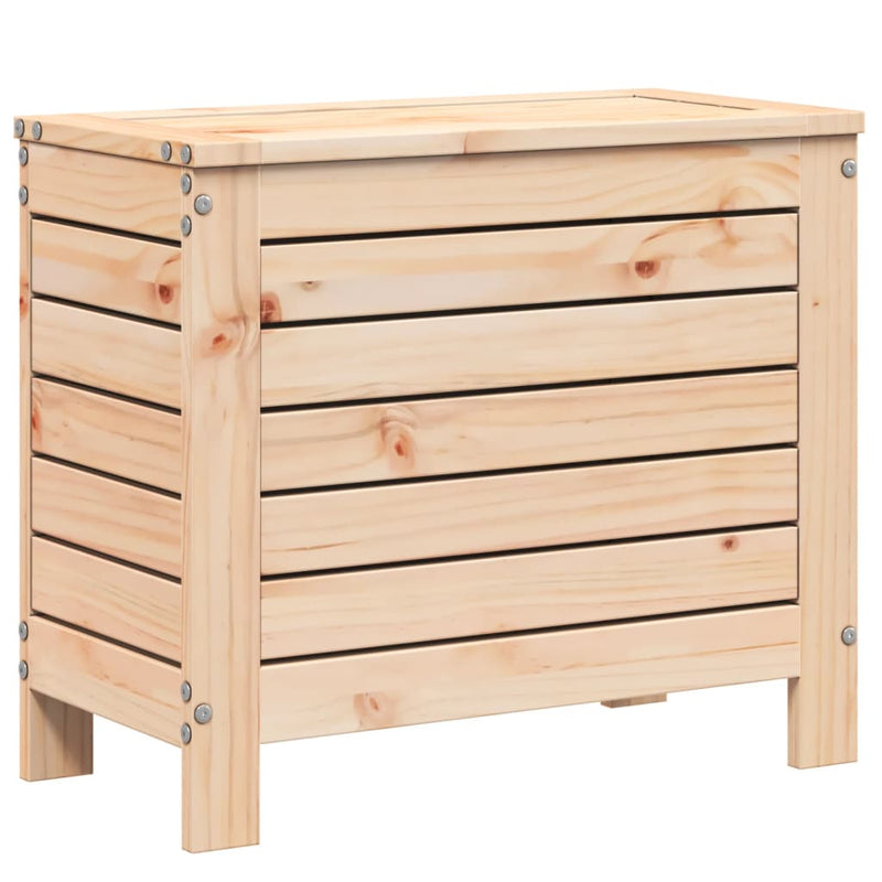 vidaXL tömör fenyőfa kerti lábzsámoly 62 x 31,5 x 52 cm