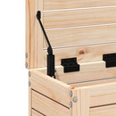 vidaXL tömör fenyőfa kerti lábzsámoly 62 x 31,5 x 52 cm