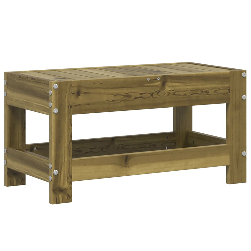 vidaXL impregnált fenyőfa kerti lábtartó 62 x 30 x 32 cm