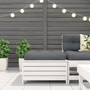 vidaXL fehér tömör fenyőfa kerti lábtartó 62 x 63,5 x 32 cm