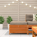 vidaXL viaszbarna tömör fenyőfa kerti lábzsámoly 62 x 63,5 x 32 cm