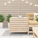 vidaXL tömör fenyőfa kerti lábzsámoly 62 x 63,5 x 53,5 cm