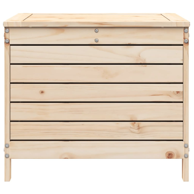 vidaXL tömör fenyőfa kerti lábzsámoly 62 x 63,5 x 53,5 cm