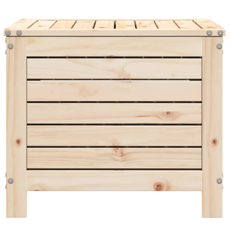 vidaXL tömör fenyőfa kerti lábzsámoly 62 x 63,5 x 53,5 cm