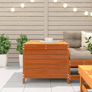 vidaXL viaszbarna tömör fenyőfa kerti lábzsámoly 62 x 63,5 x 53,5 cm