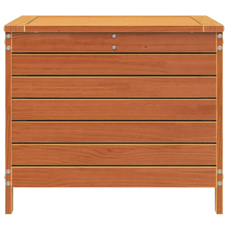 vidaXL viaszbarna tömör fenyőfa kerti lábzsámoly 62 x 63,5 x 53,5 cm
