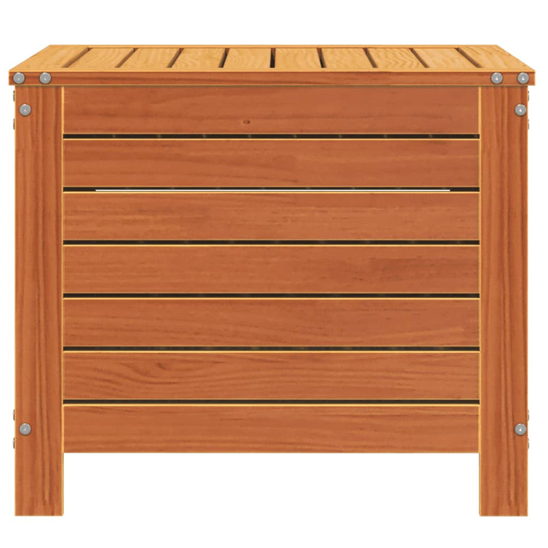 vidaXL viaszbarna tömör fenyőfa kerti lábzsámoly 62 x 63,5 x 53,5 cm