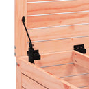 vidaXL tömör duglászfenyő kerti lábzsámoly 62 x 63,5 x 53,5 cm