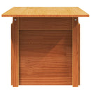 vidaXL viaszbarna tömör fenyőfa kerti asztal 100 x 50 x 75 cm