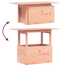 vidaXL tömör duglászfenyő kerti asztal 100 x 50 x 75 cm