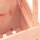 vidaXL tömör duglászfenyő kerti asztal 100 x 50 x 75 cm