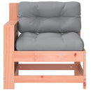 vidaXL tömör duglászfenyő kerti karfás kanapé párnával
