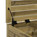 vidaXL impregnált fenyőfa kerti lábzsámoly párnával