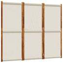 vidaXL világosszürke 3 paneles térelválasztó 210 x 180 cm
