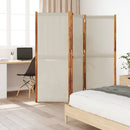 vidaXL világosszürke 3 paneles térelválasztó 210 x 180 cm