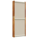 vidaXL világosszürke 5 paneles térelválasztó 350 x 180 cm