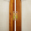 vidaXL világosszürke 5 paneles térelválasztó 350 x 180 cm