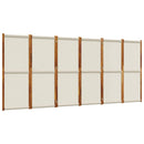 vidaXL világosszürke 6 paneles térelválasztó 420 x 180 cm