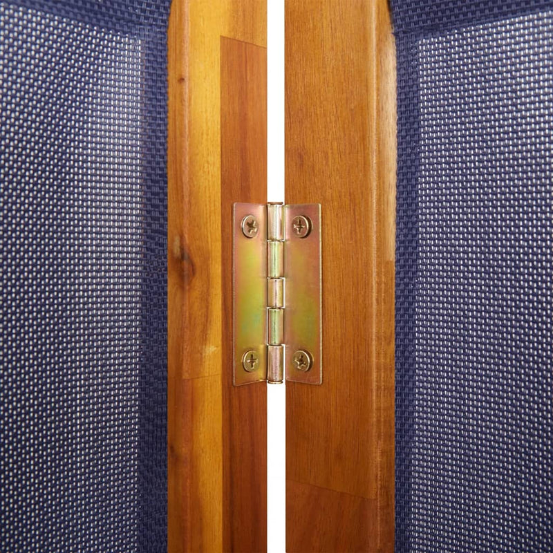 vidaXL sötétkék 3 paneles térelválasztó 210 x 180 cm