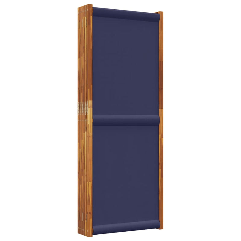 vidaXL sötétkék 6 paneles térelválasztó 420 x 180 cm
