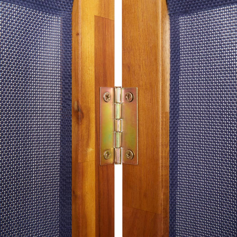 vidaXL sötétkék 6 paneles térelválasztó 420 x 180 cm