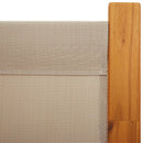 vidaXL 6 paneles tópszínű térelválasztó 420 x 180 cm
