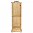 vidaXL Corona tömör fenyőfa ruhásszekrény 55 x 52 x 170 cm