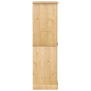 vidaXL Corona tömör fenyőfa ruhásszekrény 55x50x170 cm