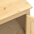 vidaXL Corona tömör fenyőfa ruhásszekrény 76x50x170 cm